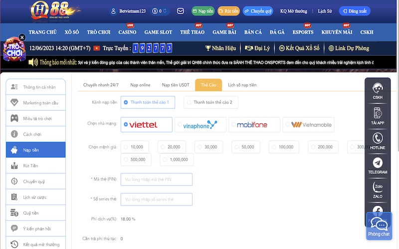 Hướng Dẫn Nạp Tiền QH88 An Toàn Nhanh Chóng 2025 Hướng Dẫn Nạp Tiền QH88 An Toàn Nhanh Chóng 2025